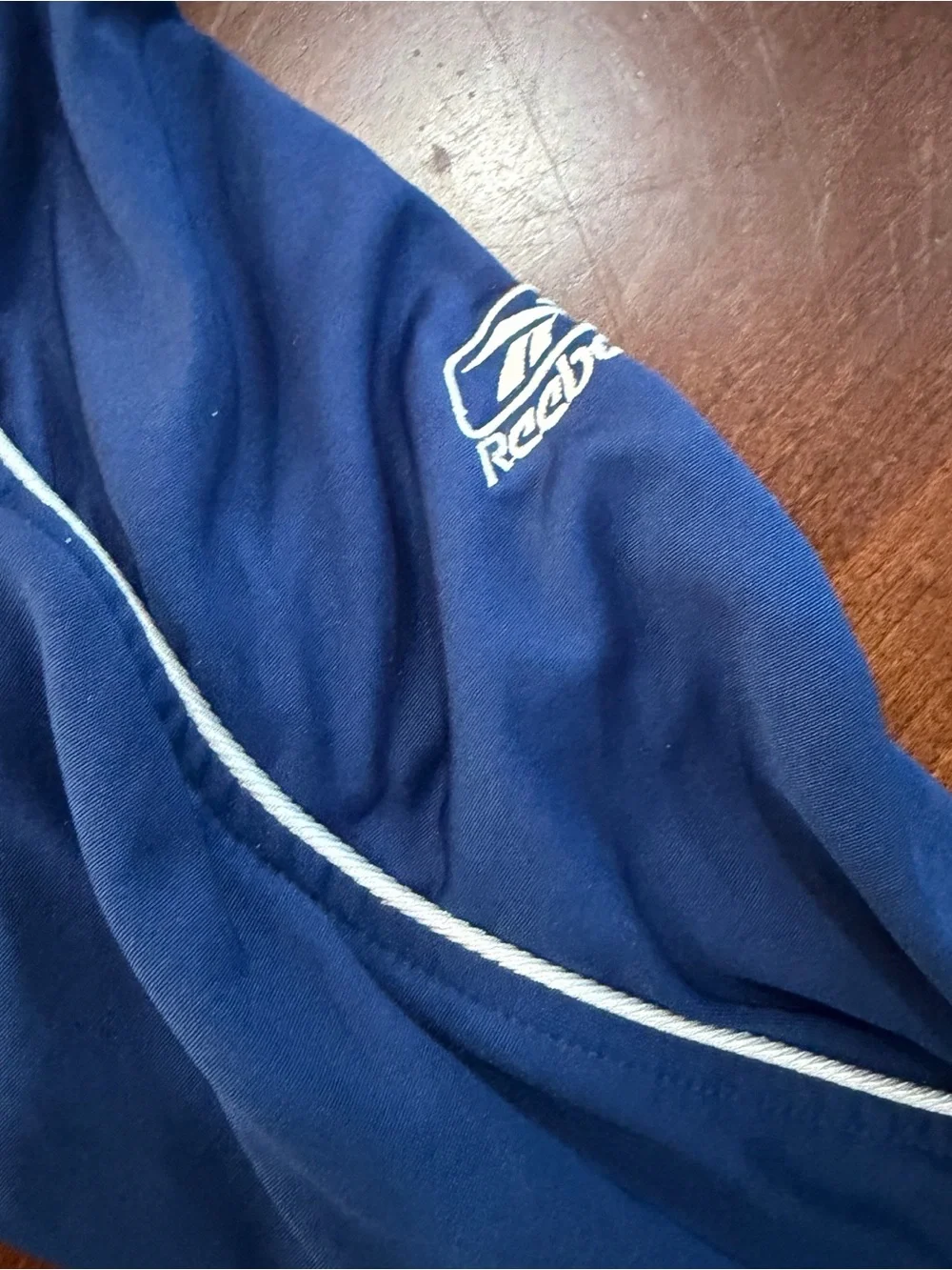 Reebok NFL Boys Youth Colts Navy 1/4 Zip Pullover Sz L